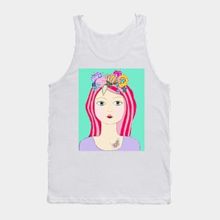 color me rainbow Tank Top